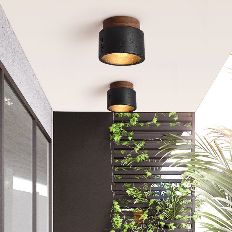 Volcanic Glow Ceiling Light-Neutral Decor