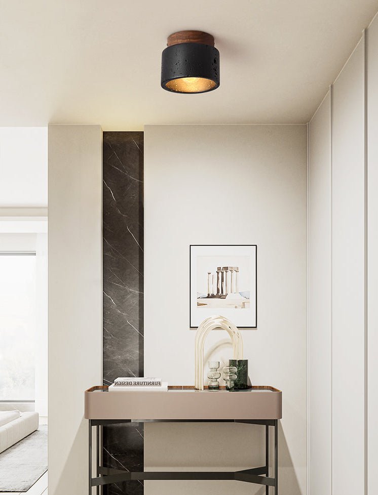 Volcanic Glow Ceiling Light-Neutral Decor