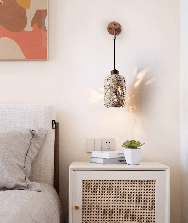 Volcanic Glow Wall Sconce-Neutral Decor
