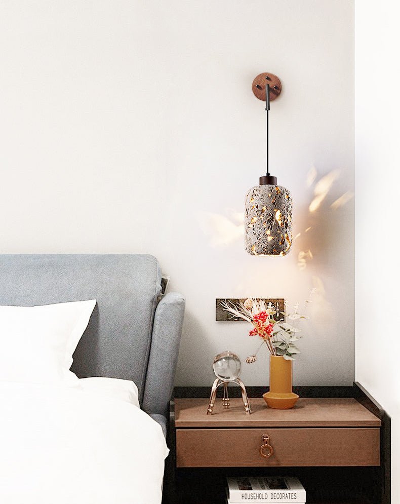 Volcanic Glow Wall Sconce-Neutral Decor