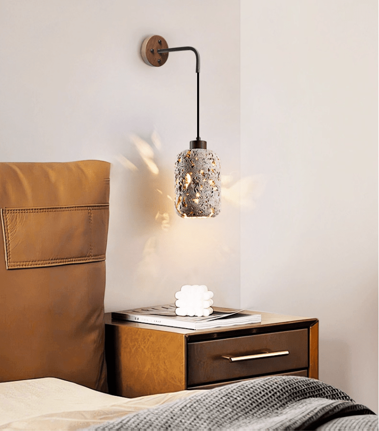 Volcanic Glow Wall Sconce-Neutral Decor