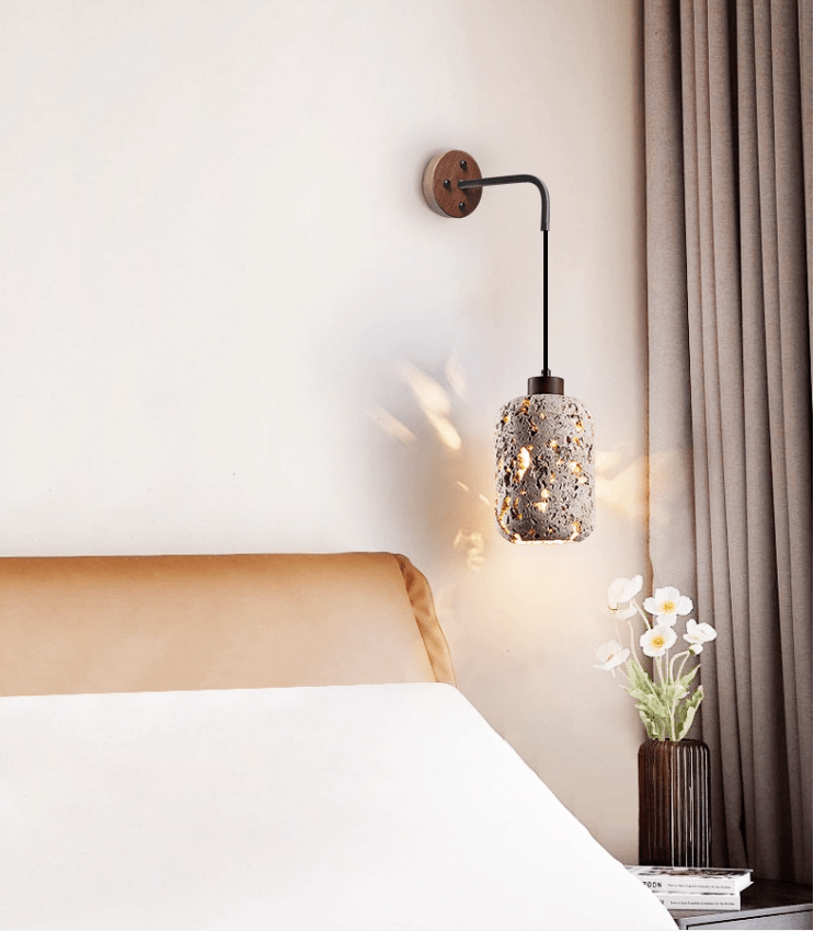 Volcanic Glow Wall Sconce-Neutral Decor