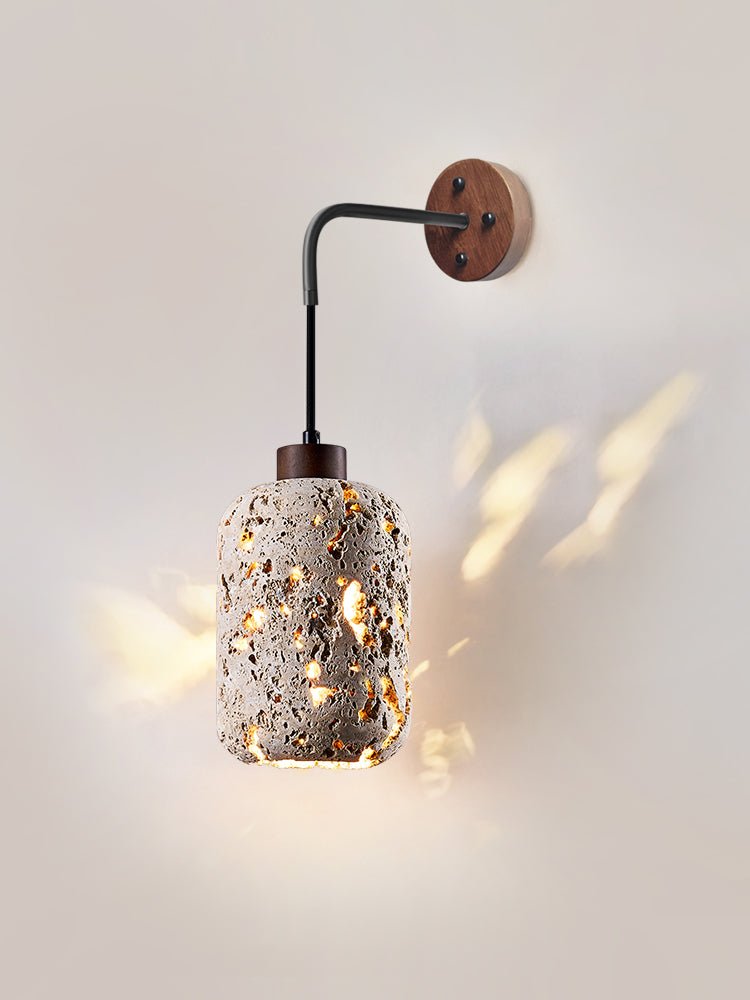 Volcanic Glow Wall Sconce-Neutral Decor