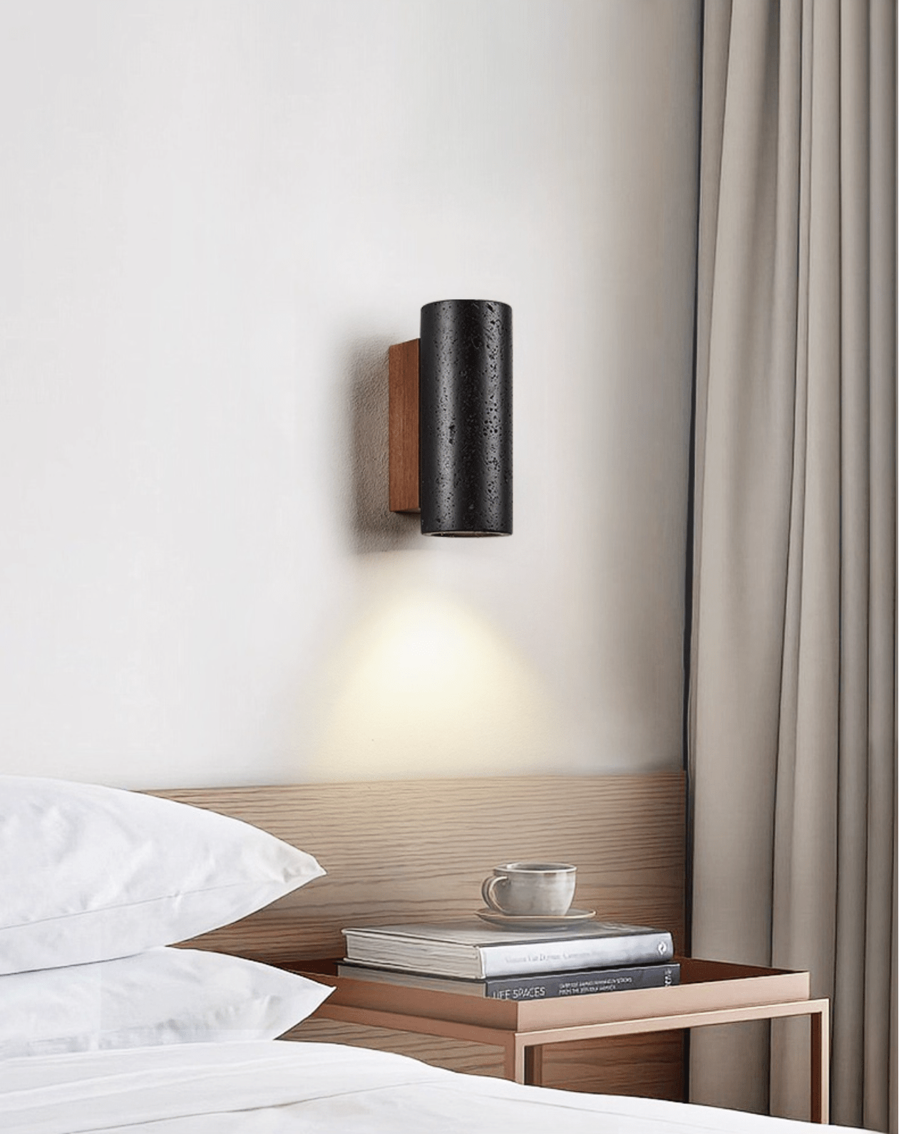 Lendis Noir Wall Sconce-Neutral Decor