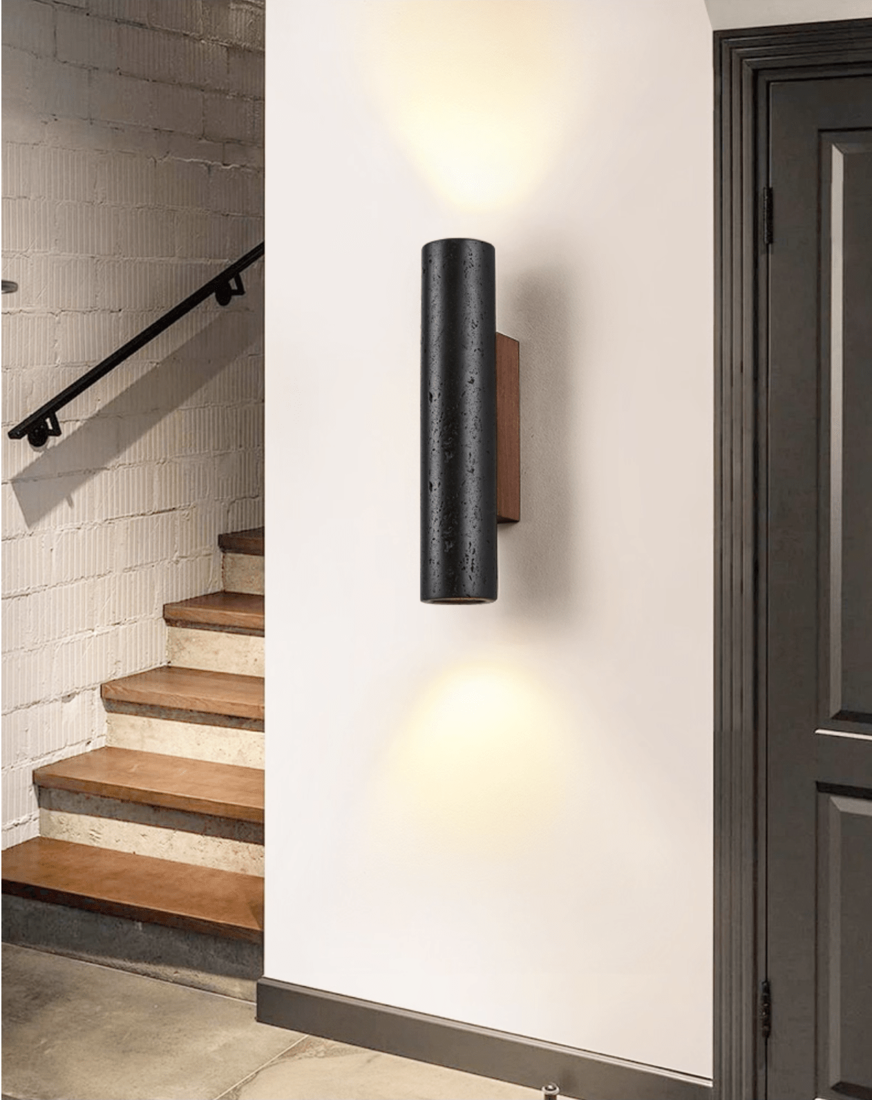 Lendis Noir Wall Sconce-Neutral Decor
