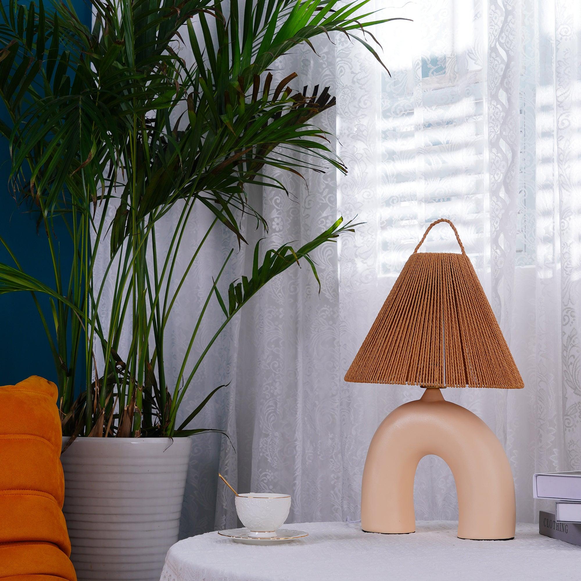 Dionian Ceramics Table Lamp-Neutral Decor