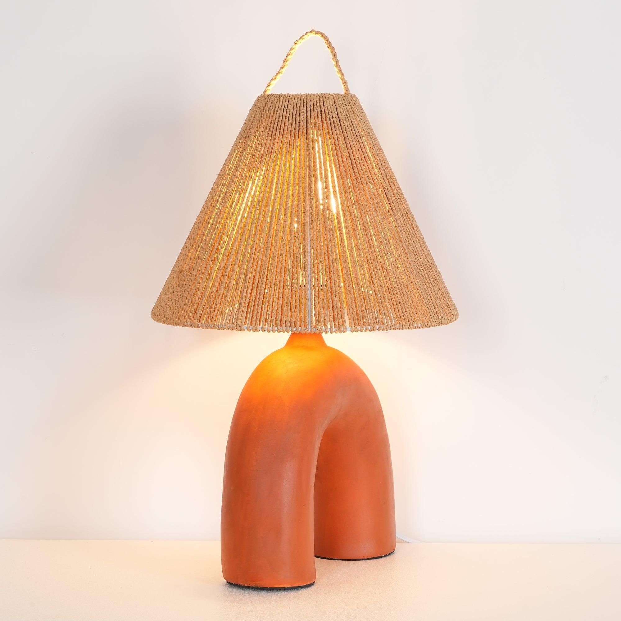 Dionian Ceramics Table Lamp-Neutral Decor