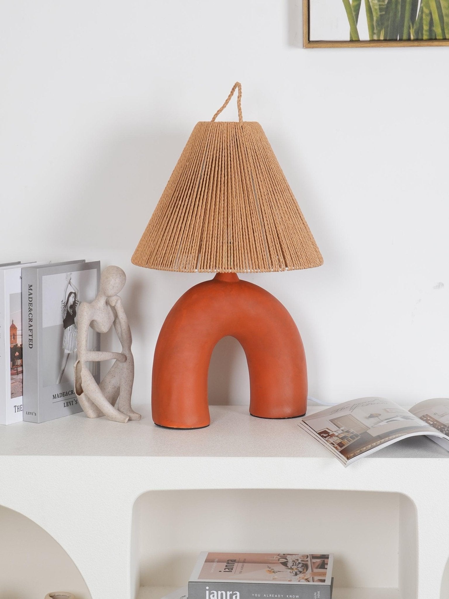 Dionian Ceramics Table Lamp-Neutral Decor
