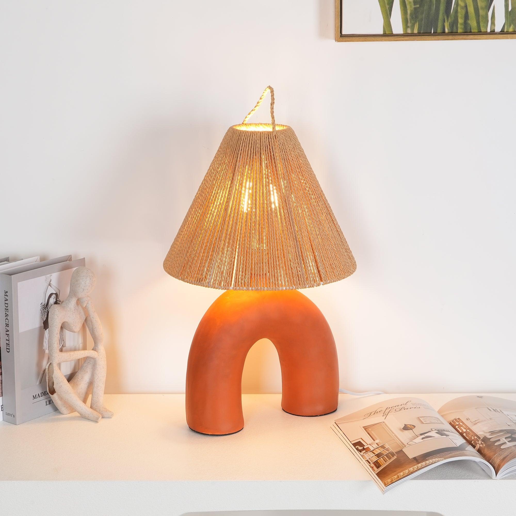 Dionian Ceramics Table Lamp-Neutral Decor