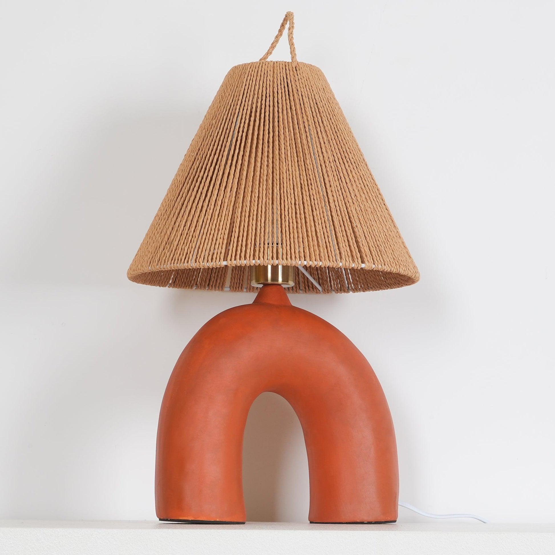 Dionian Ceramics Table Lamp-Neutral Decor