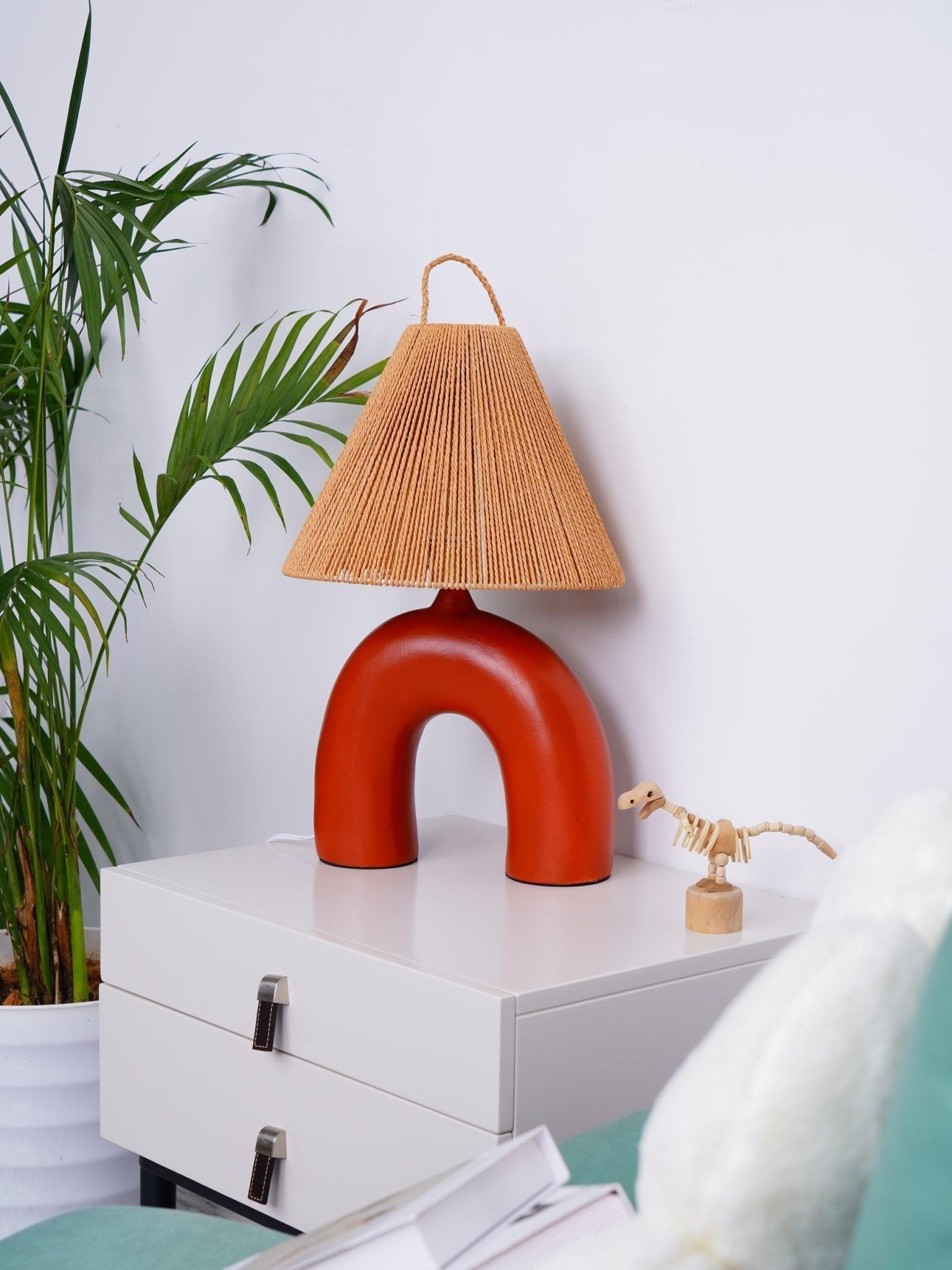 Dionian Ceramics Table Lamp-Neutral Decor