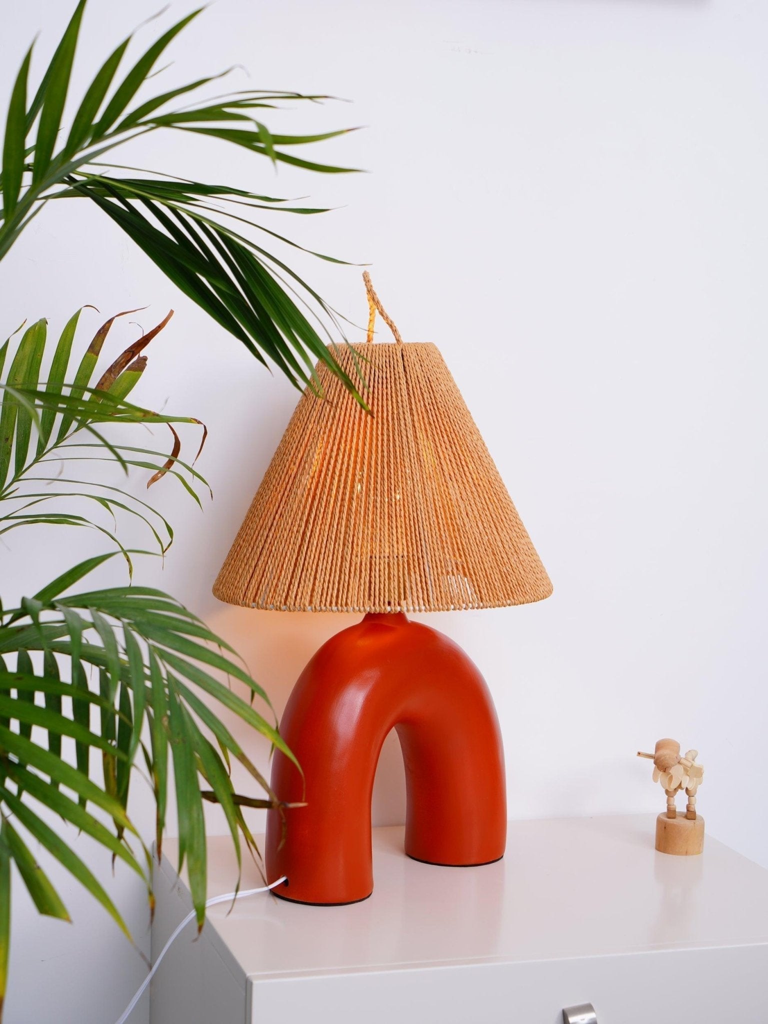 Dionian Ceramics Table Lamp-Neutral Decor