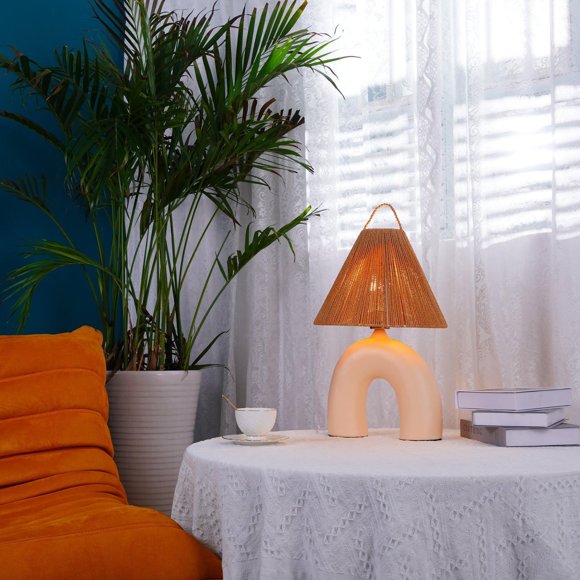 Dionian Ceramics Table Lamp-Neutral Decor