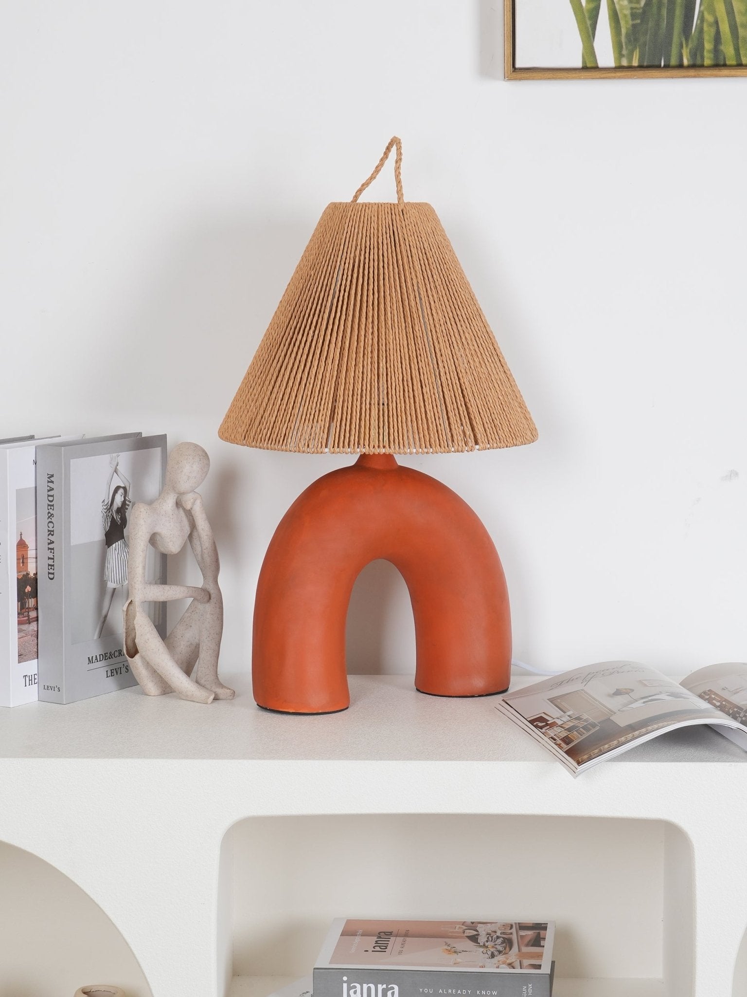 Dionian Ceramics Table Lamp-Neutral Decor