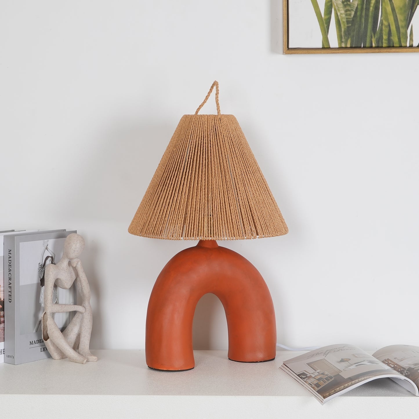 Dionian Ceramics Table Lamp-Neutral Decor