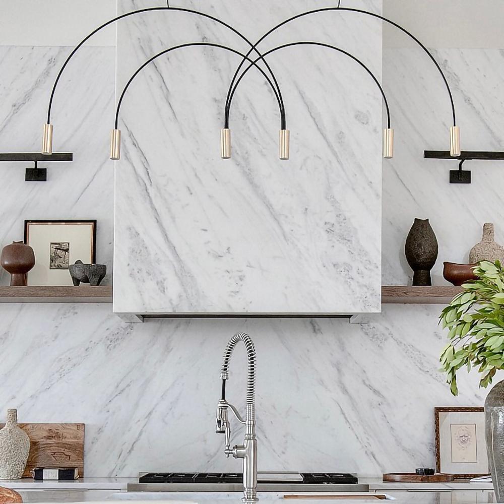 Noriel Pendant Lamp Overlapping Cylinder Minimalist Dining Room-Neutral Decor