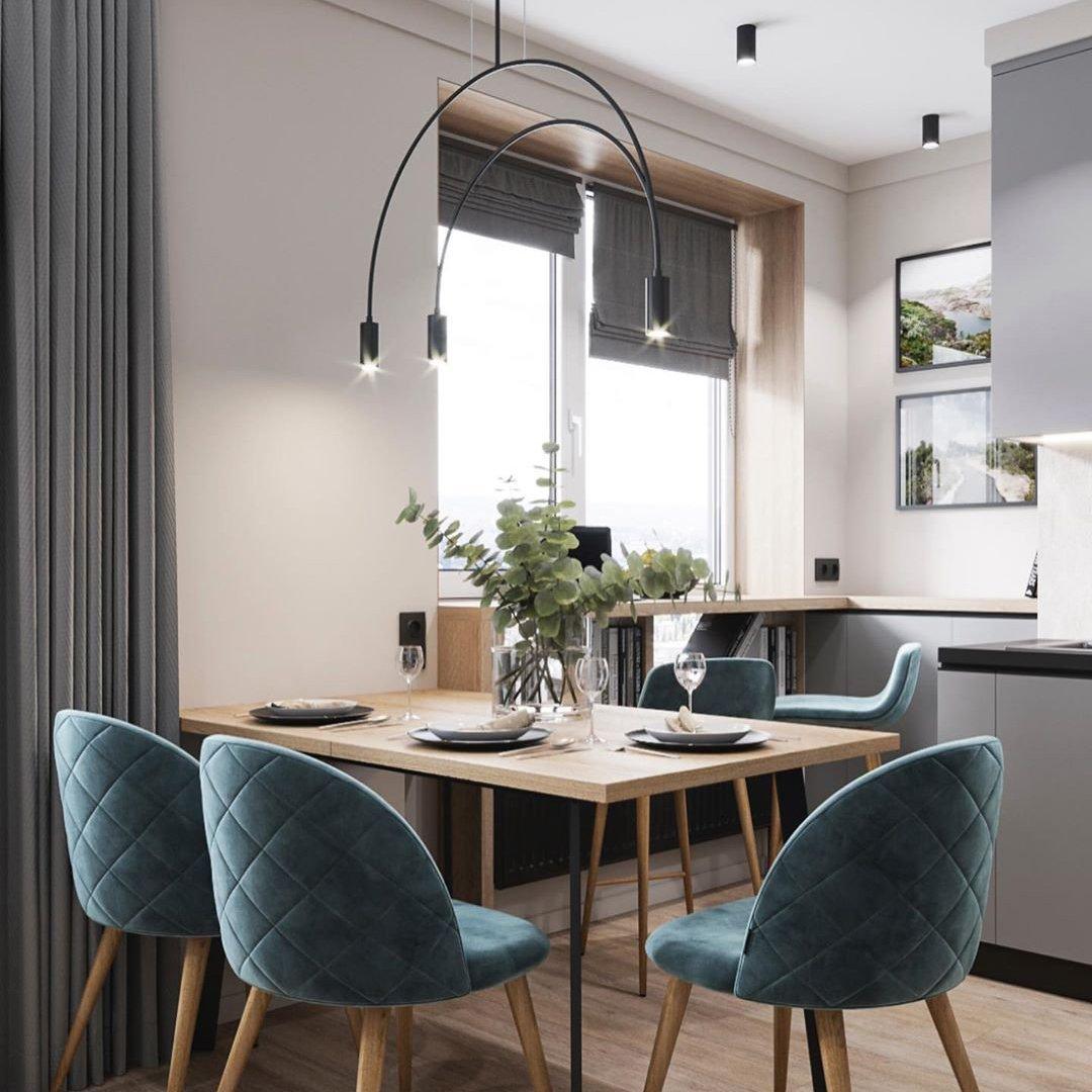 Noriel Pendant Lamp Overlapping Cylinder Minimalist Dining Room-Neutral Decor