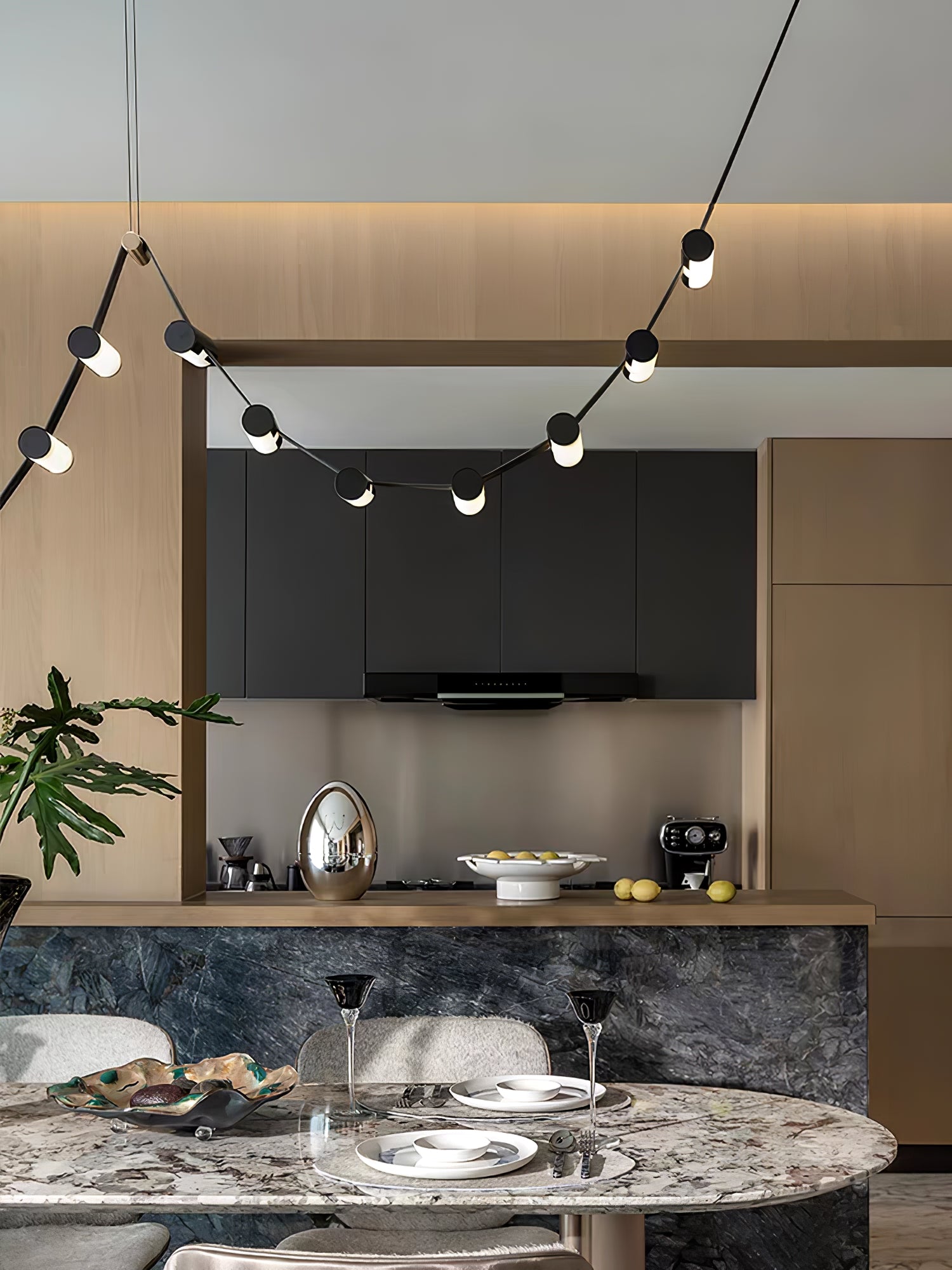 Flexura Modular Track Pendant Light-Neutral Decor