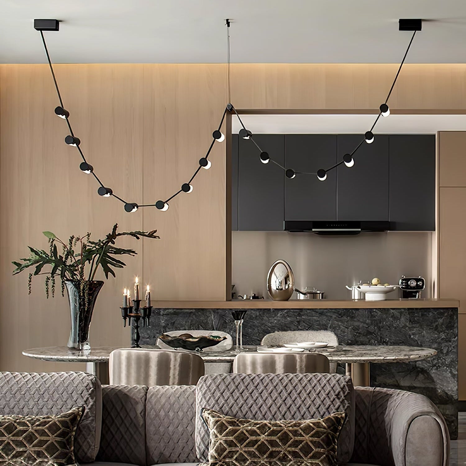 Flexura Modular Track Pendant Light-Neutral Decor