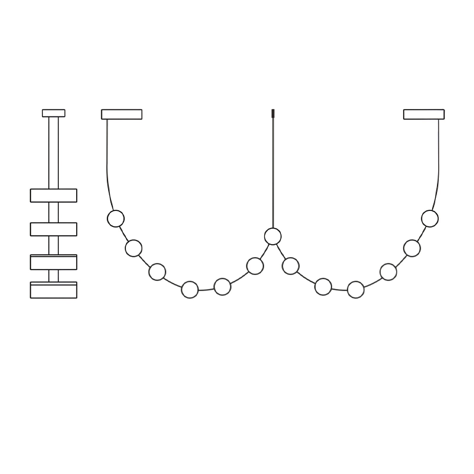 Flexura Modular Track Pendant Light-Neutral Decor