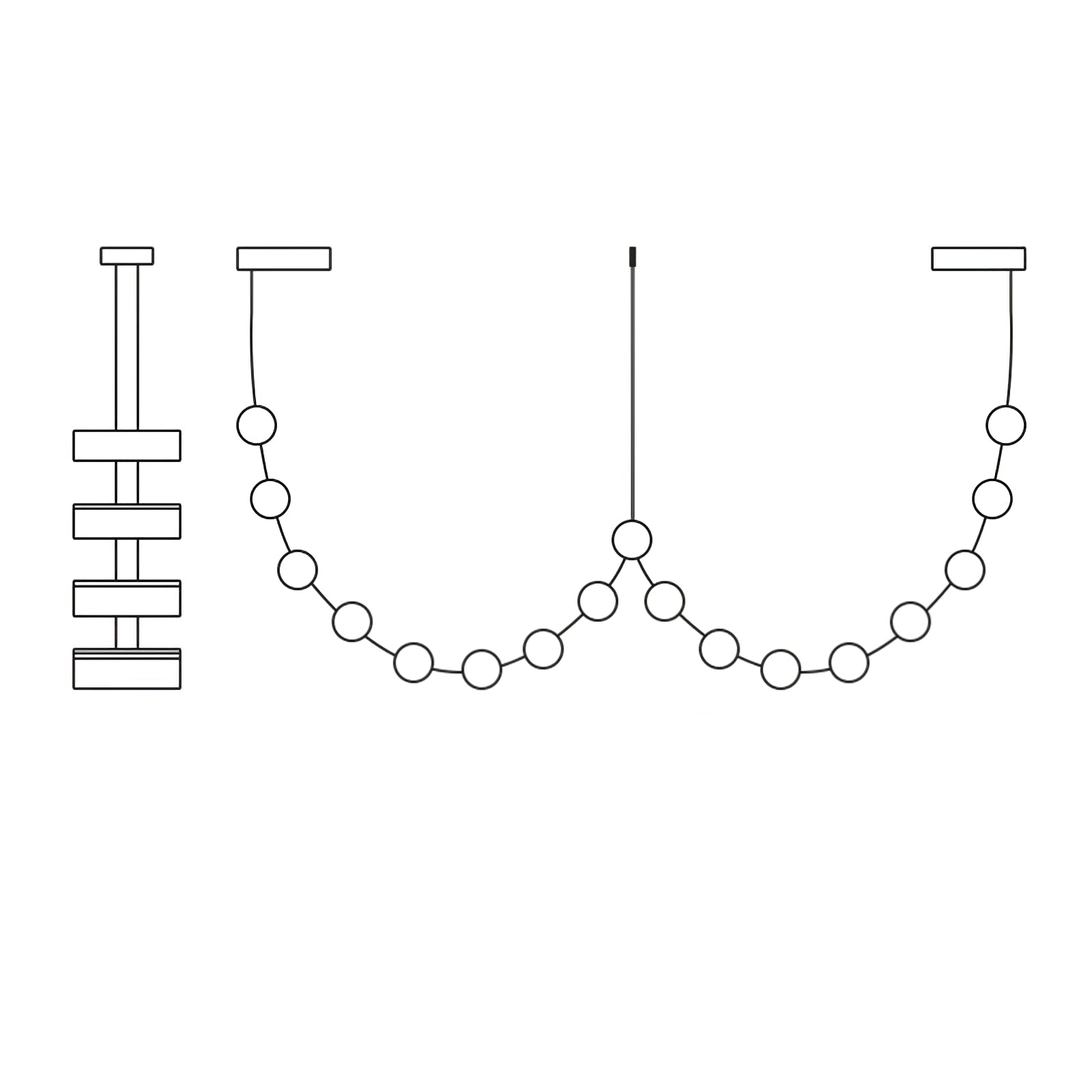 Flexura Modular Track Pendant Light-Neutral Decor