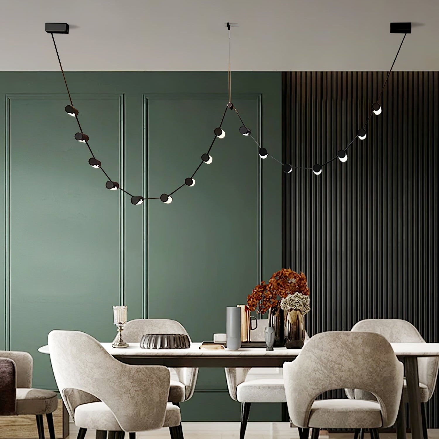 Flexura Modular Track Pendant Light-Neutral Decor
