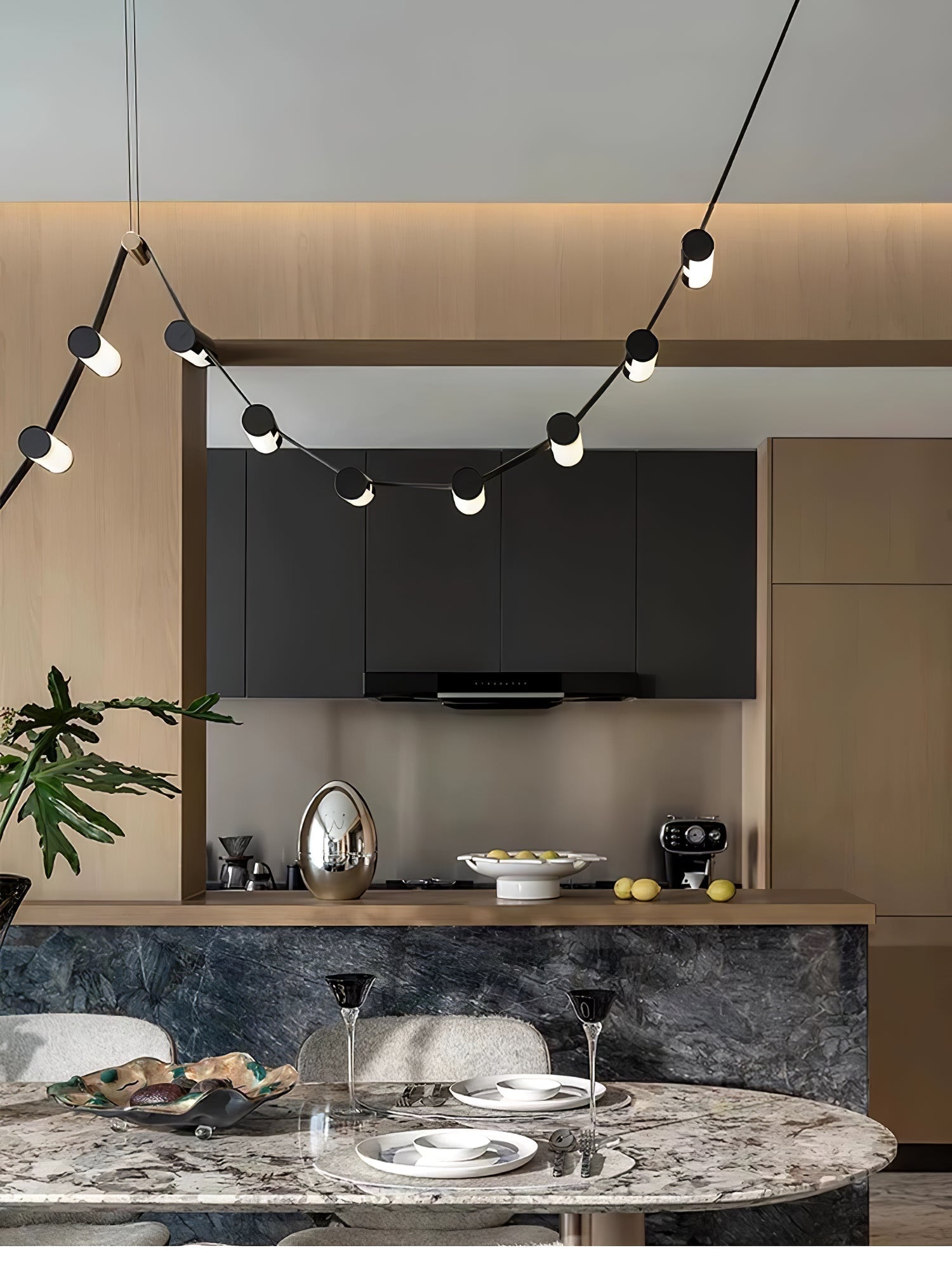 Flexura Modular Track Pendant Light-Neutral Decor