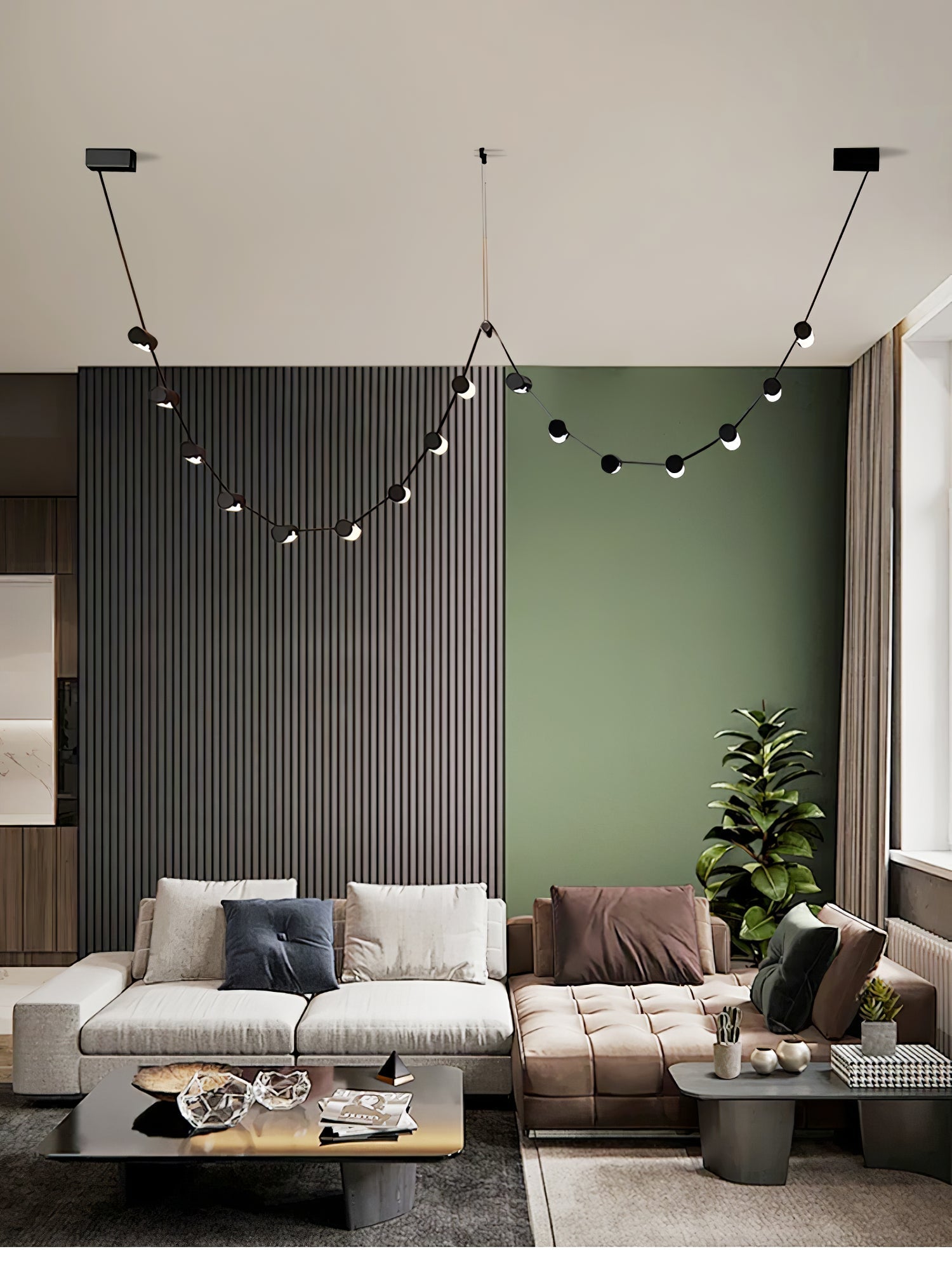 Flexura Modular Track Pendant Light-Neutral Decor