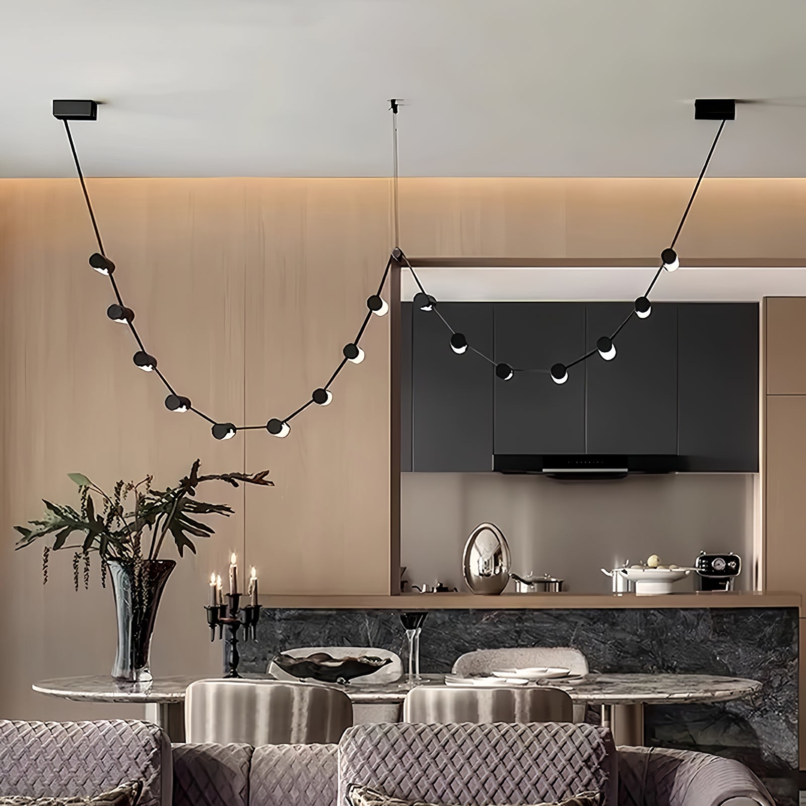 Flexura Modular Track Pendant Light-Neutral Decor
