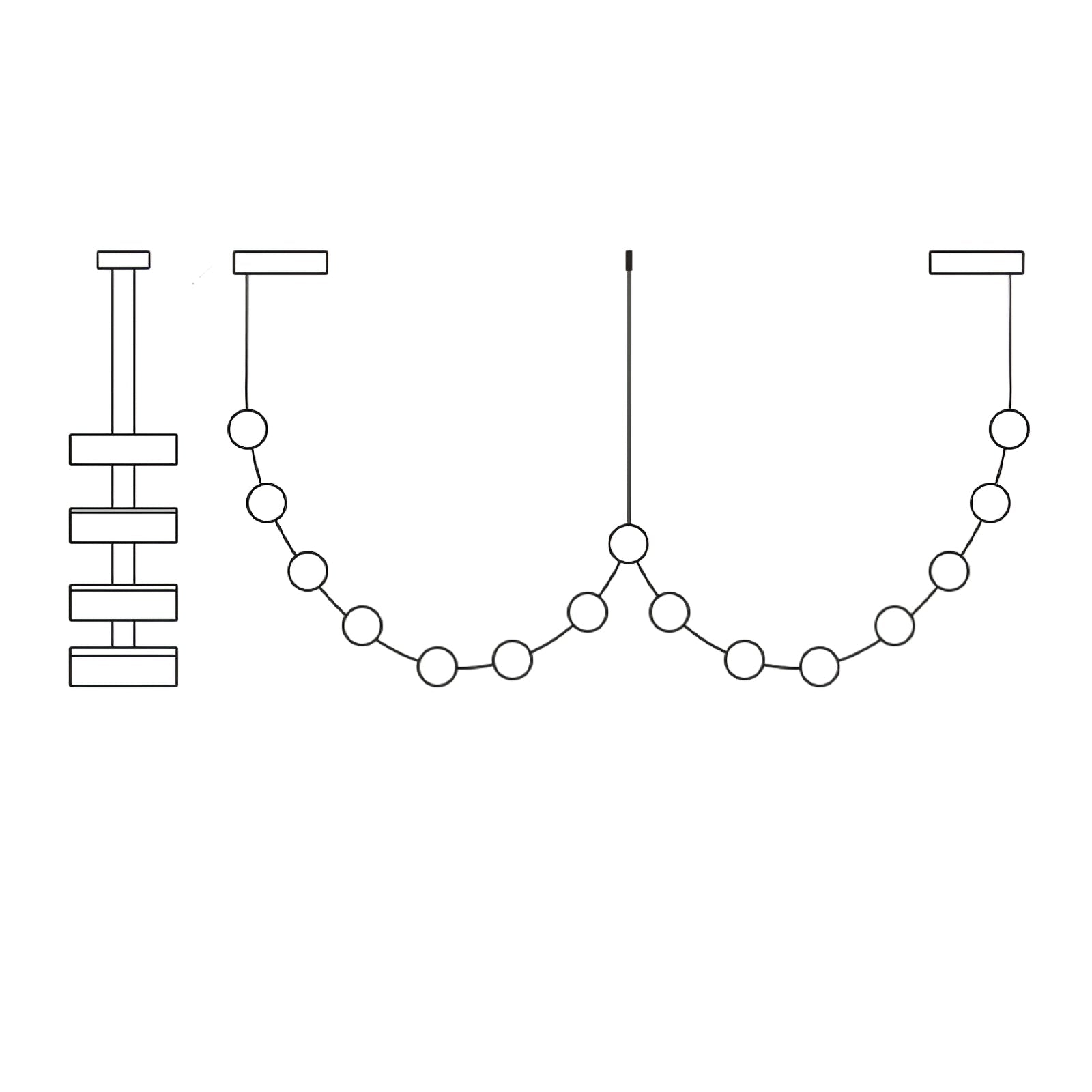 Flexura Modular Track Pendant Light-Neutral Decor