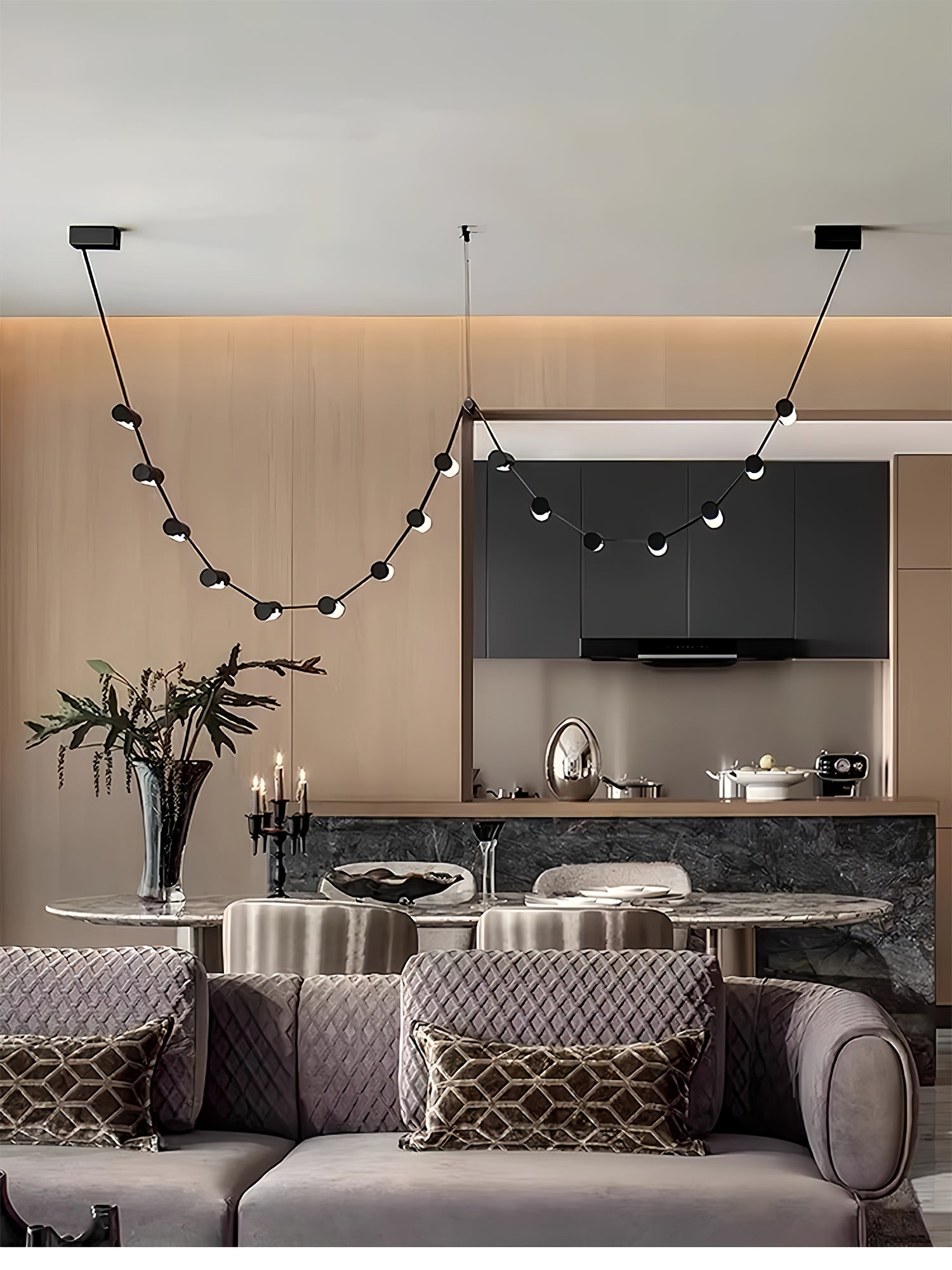 Flexura Modular Track Pendant Light-Neutral Decor