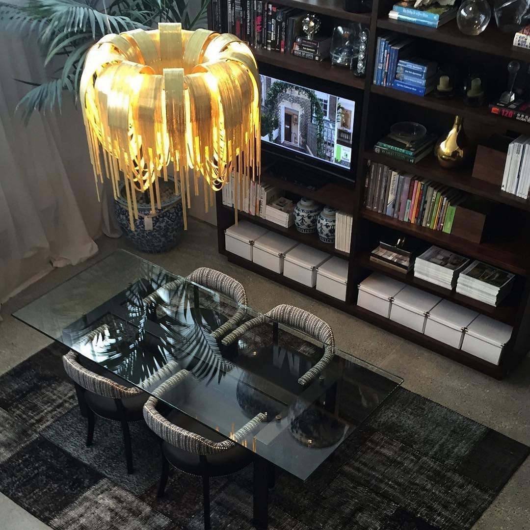Tarien Chandelier Layered Chain Nickel Luxury-Neutral Decor
