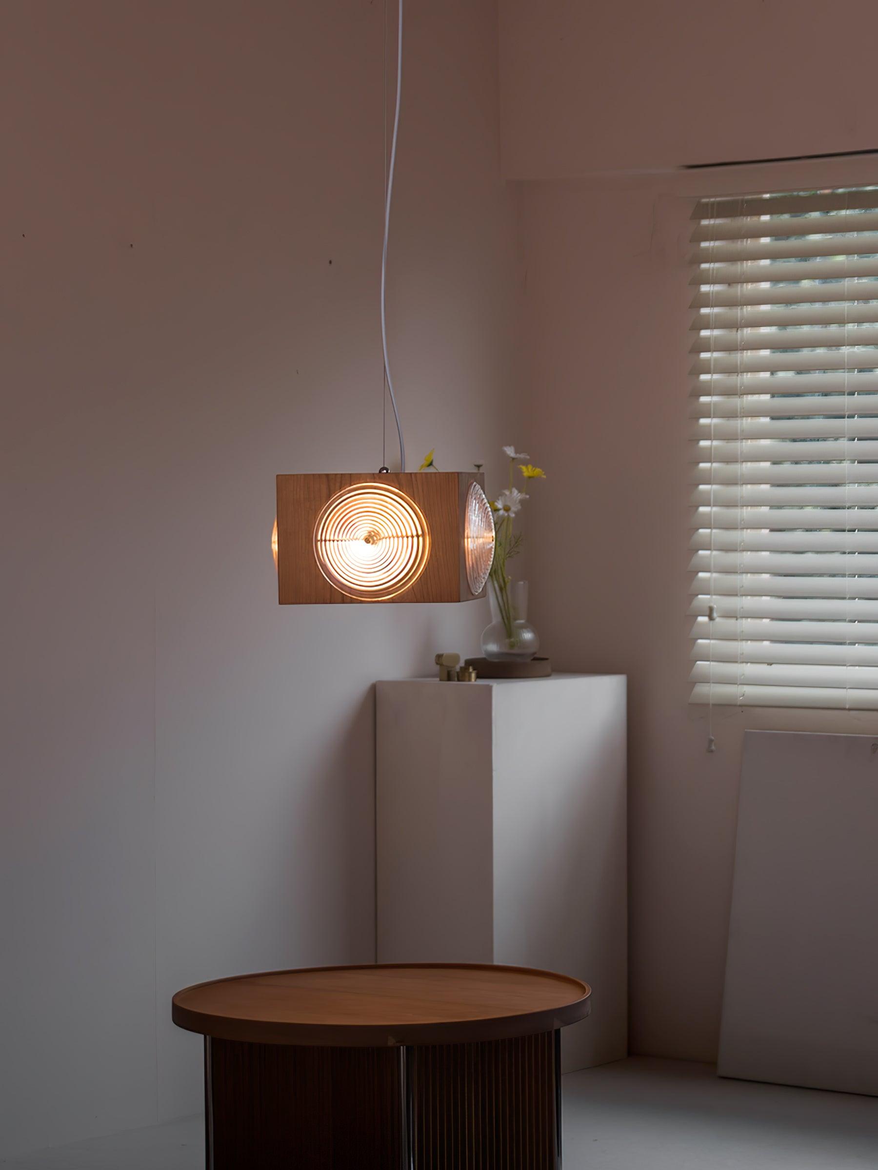 Allaeira Premium Nordic Art Wood Pendant Lamp-Neutral Decor