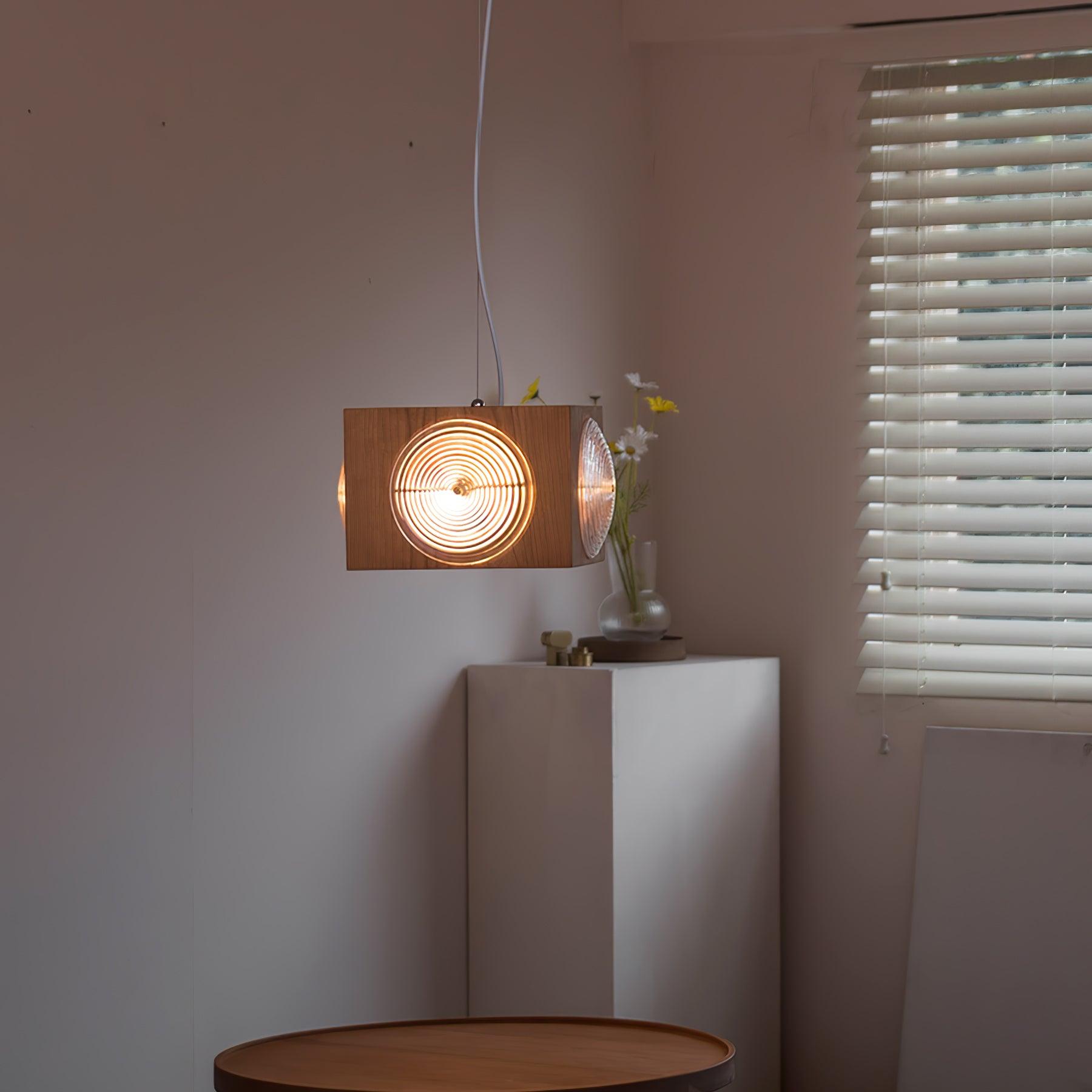 Allaeira Premium Nordic Art Wood Pendant Lamp-Neutral Decor