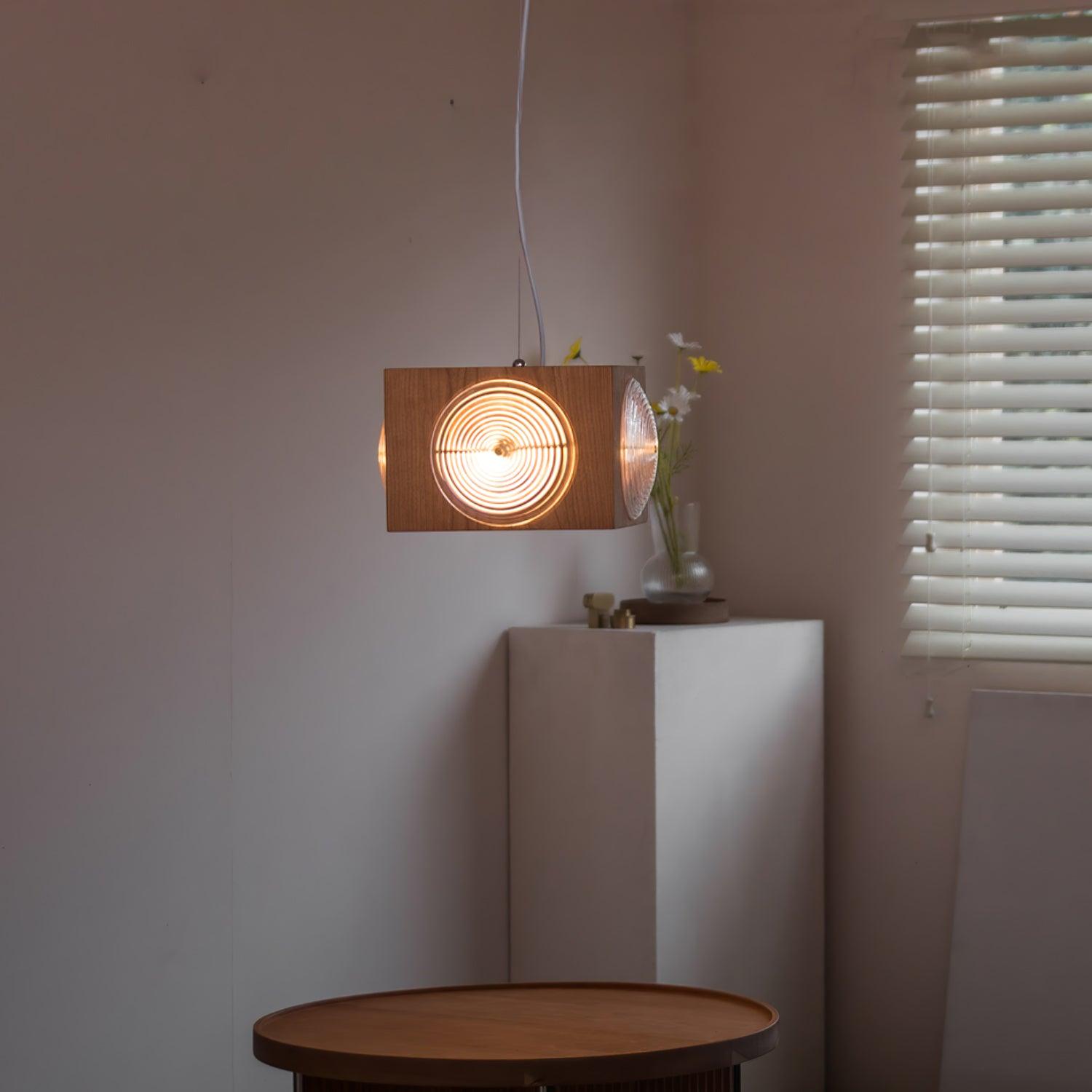 Allaeira Premium Nordic Art Wood Pendant Lamp-Neutral Decor