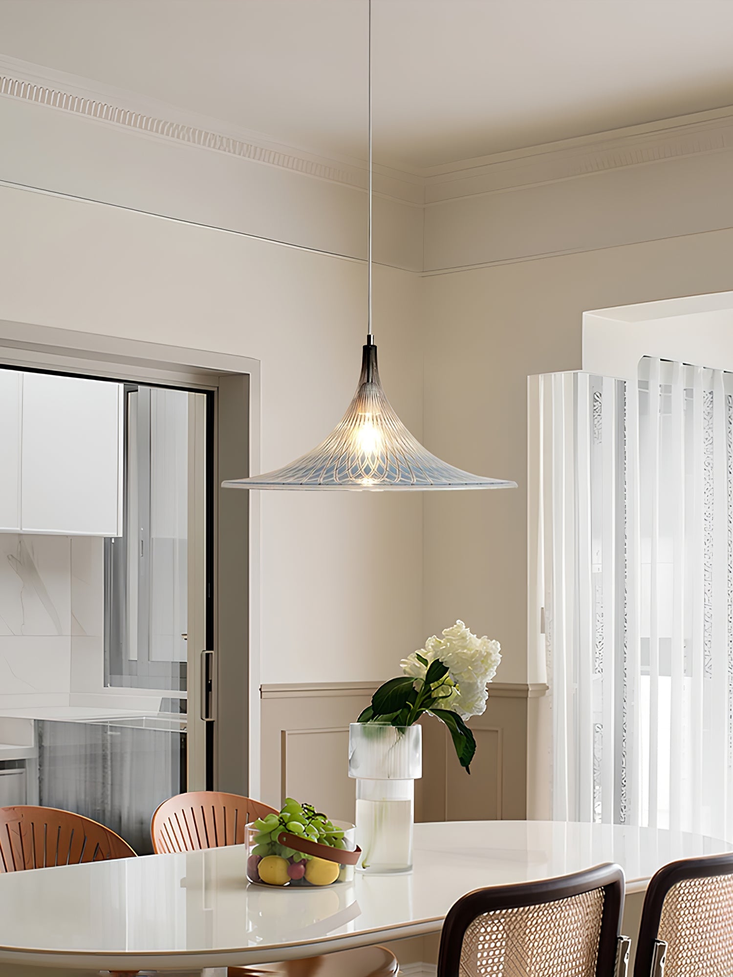 Calire Premium Nordic Art Pendant Light-Neutral Decor