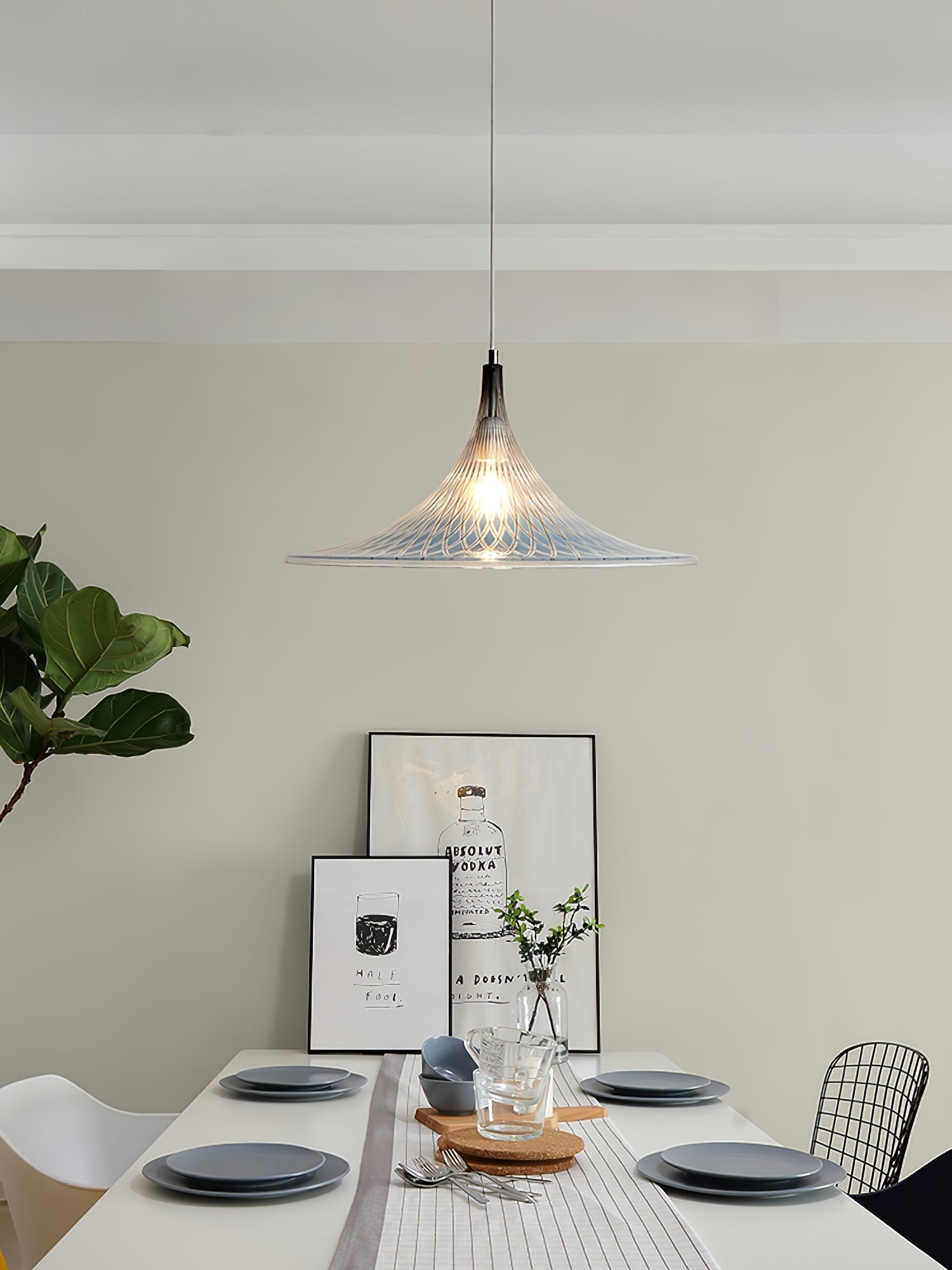 Calire Premium Nordic Art Pendant Light-Neutral Decor