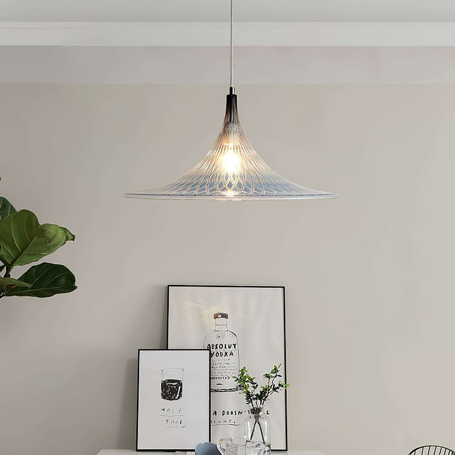 Calire Premium Nordic Art Pendant Light-Neutral Decor