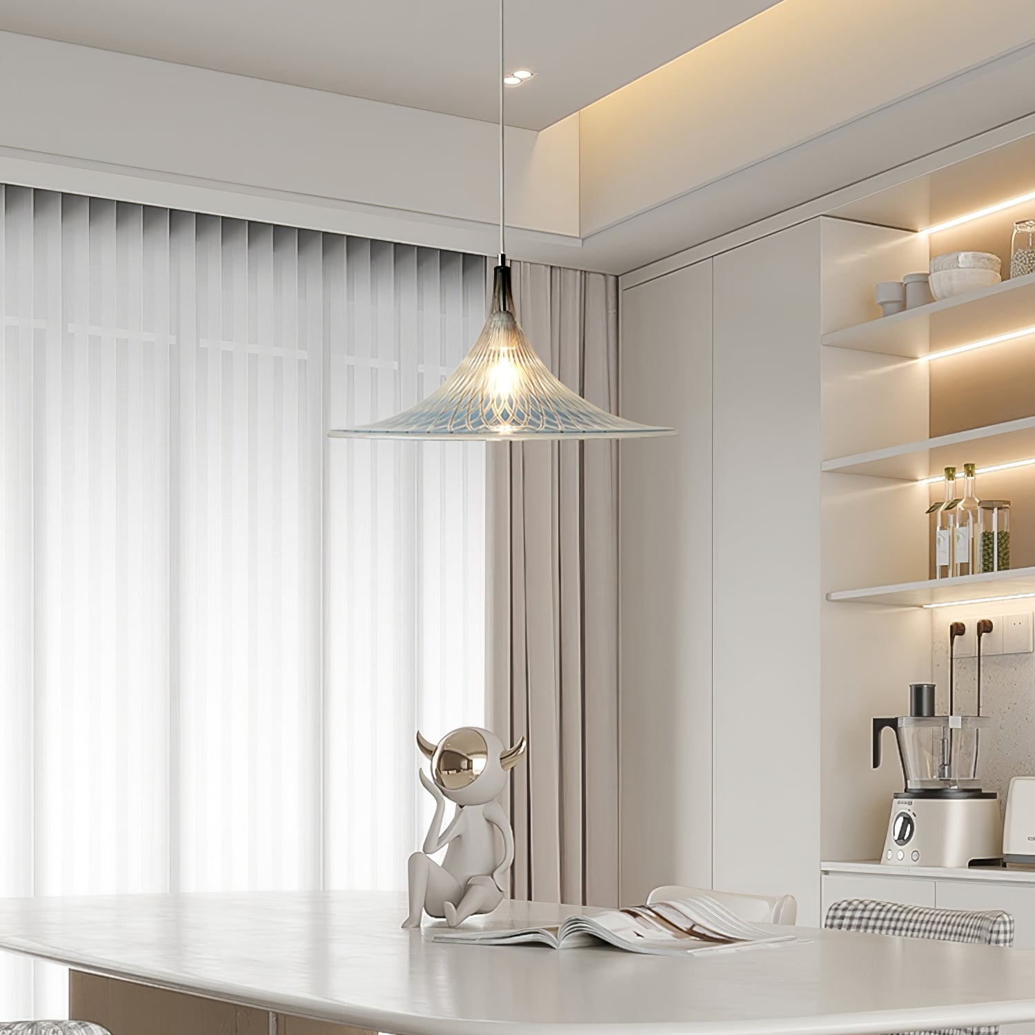 Calire Premium Nordic Art Pendant Light-Neutral Decor