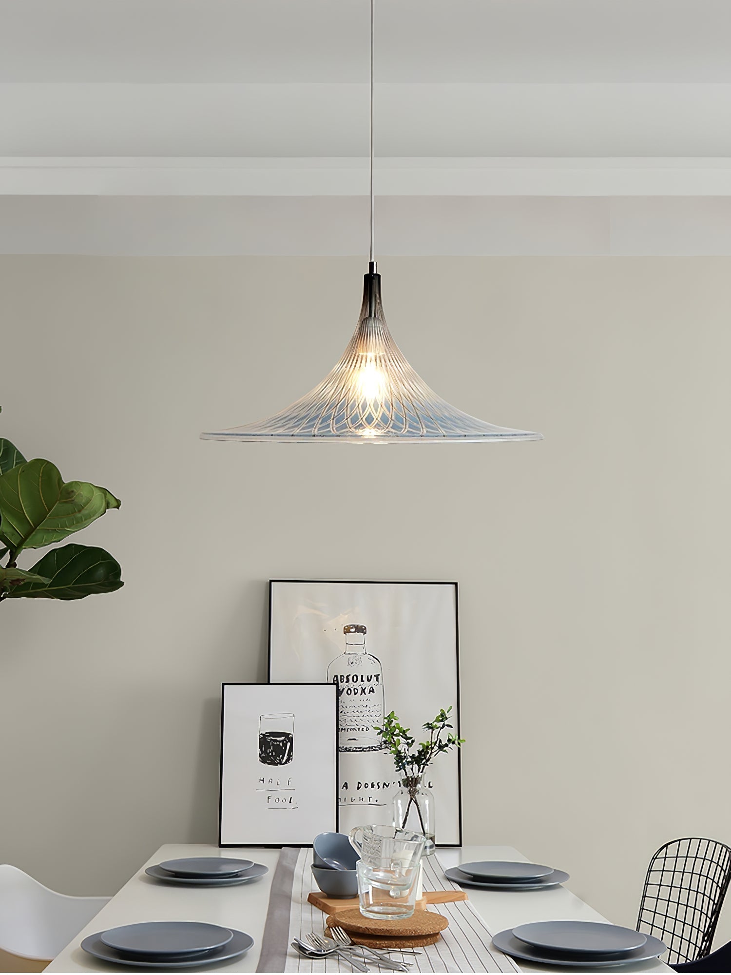 Calire Premium Nordic Art Pendant Light-Neutral Decor