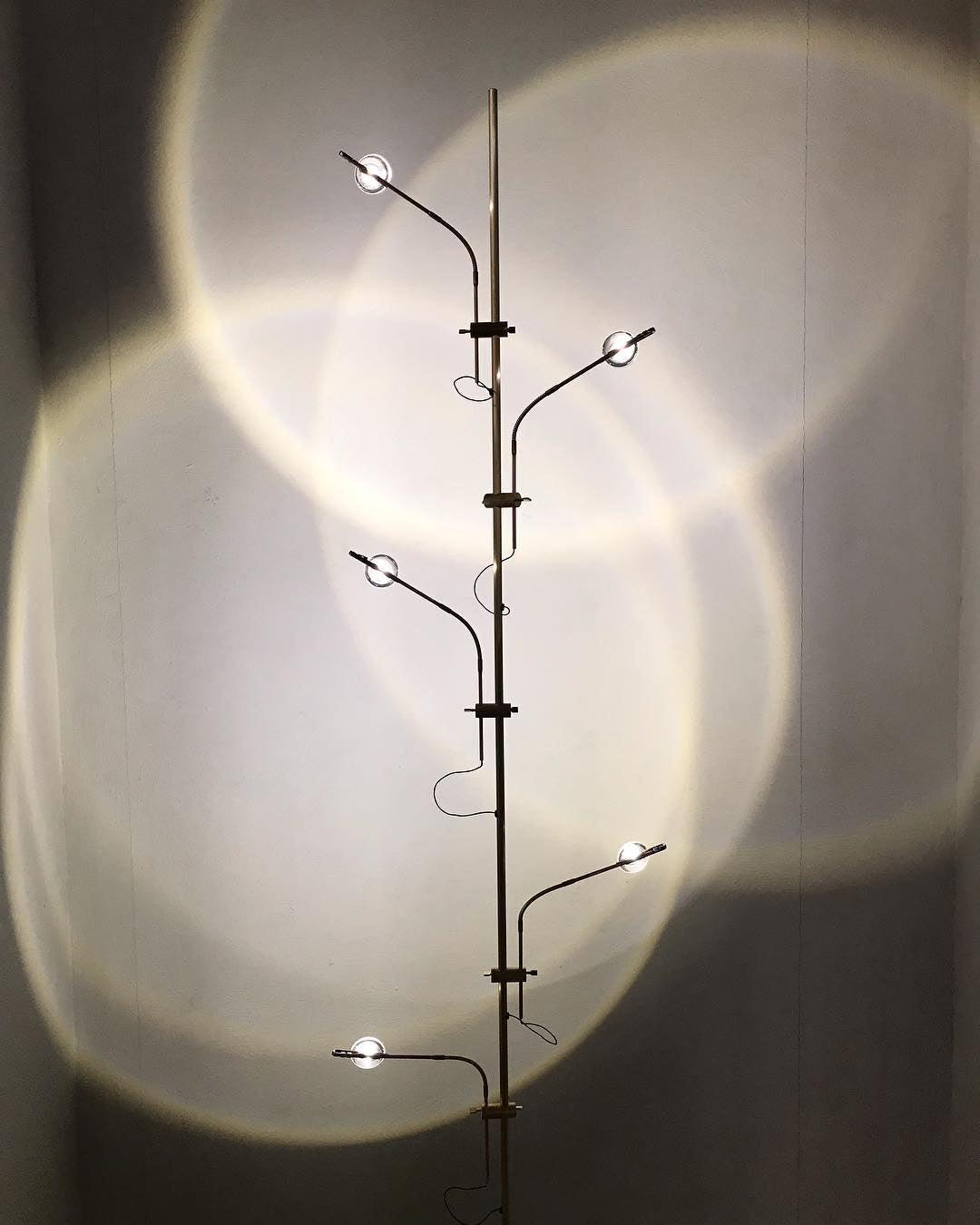 Receiv Steel Floor Lamp-Neutral Decor
