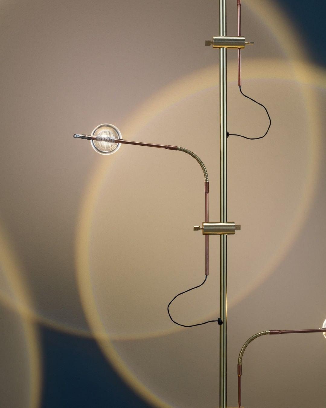 Receiv Steel Floor Lamp-Neutral Decor