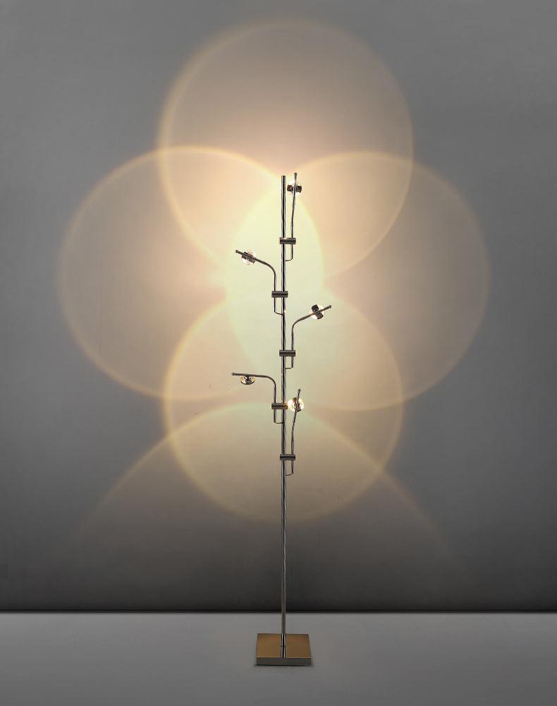 Receiv Steel Floor Lamp-Neutral Decor