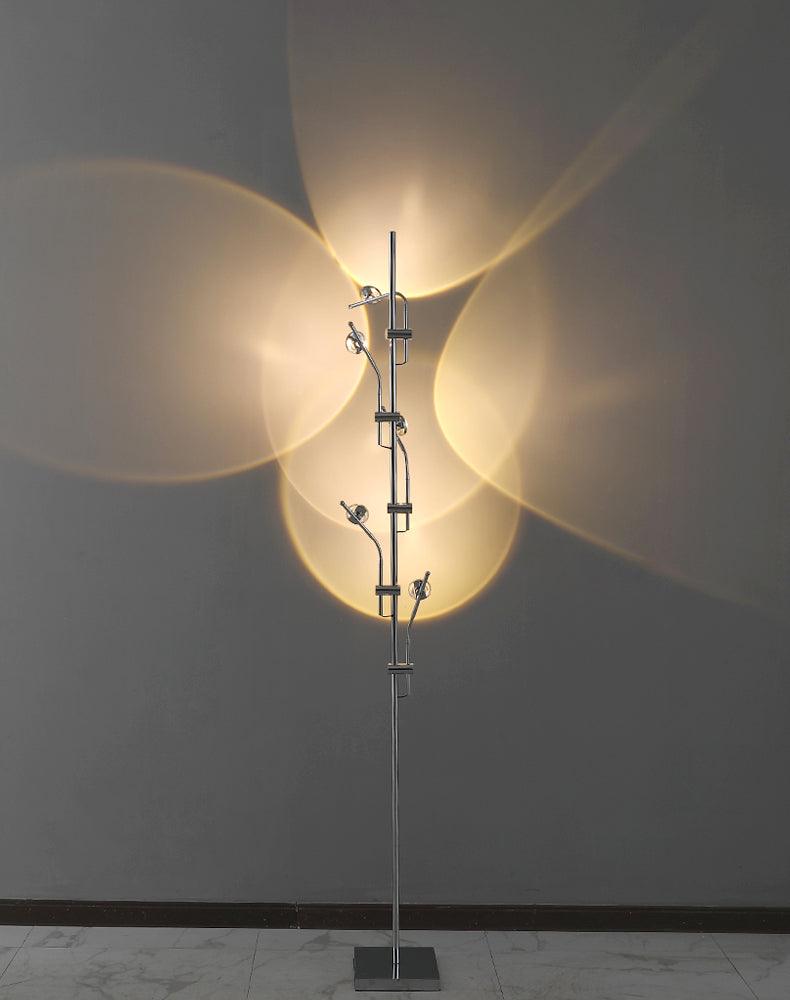 Receiv Steel Floor Lamp-Neutral Decor