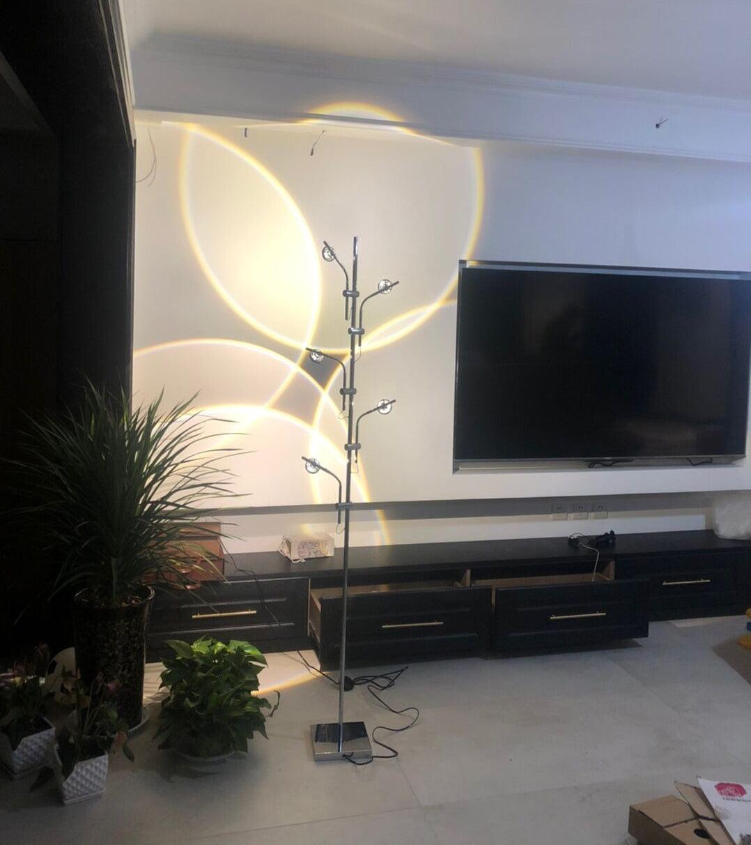 Receiv Steel Floor Lamp-Neutral Decor