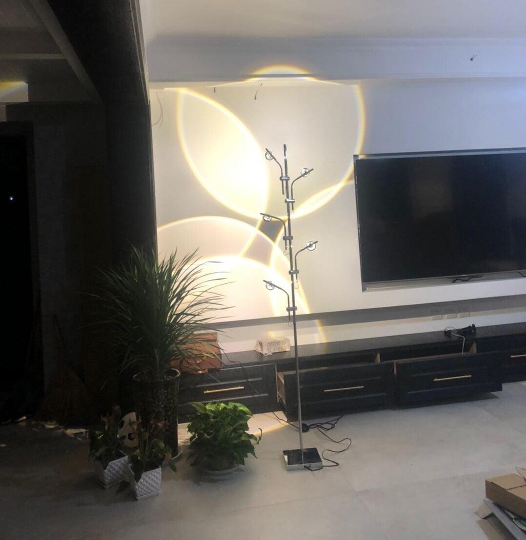 Receiv Steel Floor Lamp-Neutral Decor