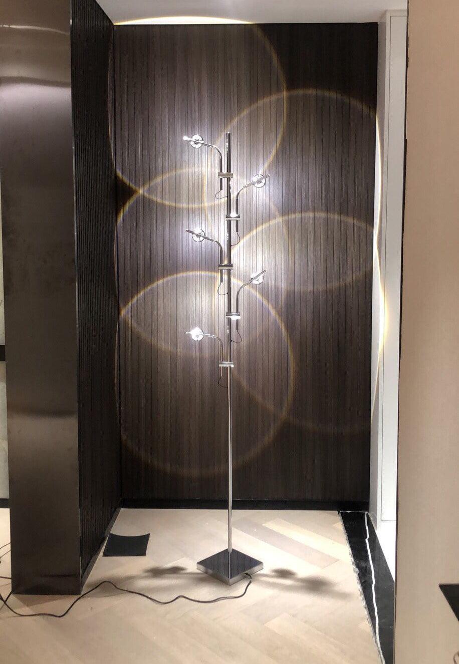 Receiv Steel Floor Lamp-Neutral Decor