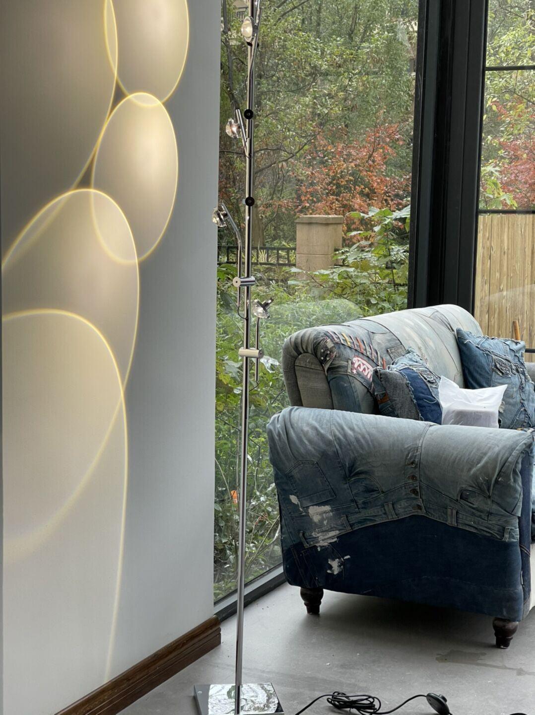 Receiv Steel Floor Lamp-Neutral Decor