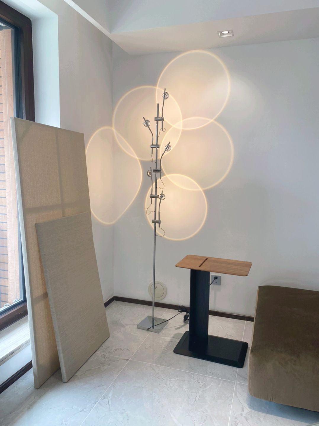 Receiv Steel Floor Lamp-Neutral Decor