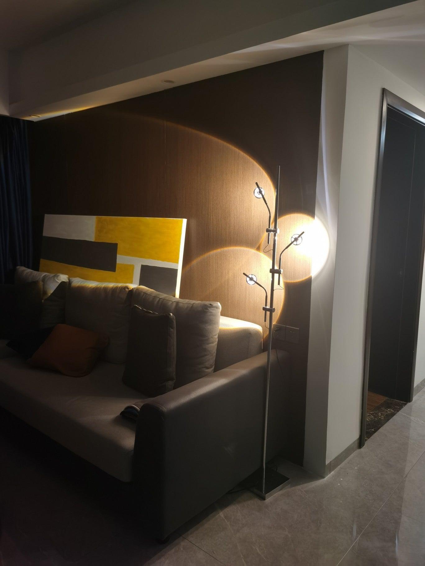 Receiv Steel Floor Lamp-Neutral Decor